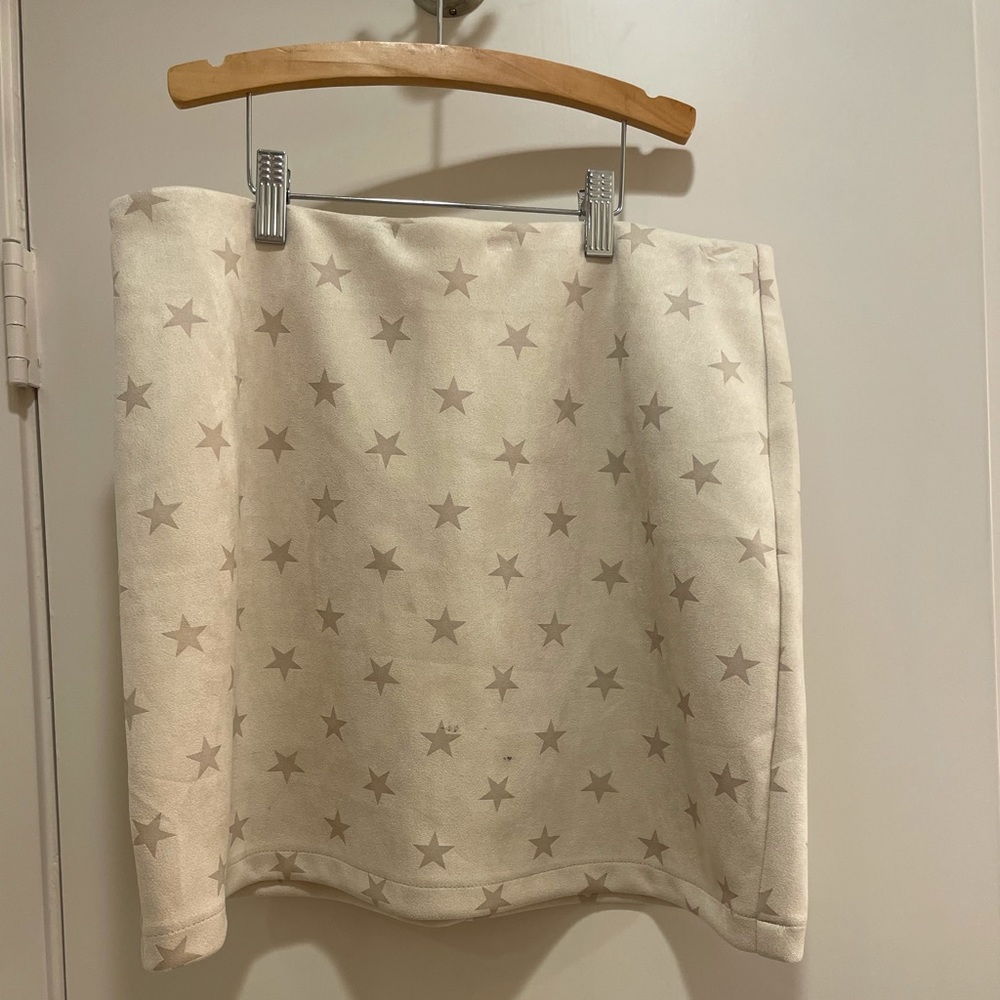 Altard State Suede Star mini Skirt